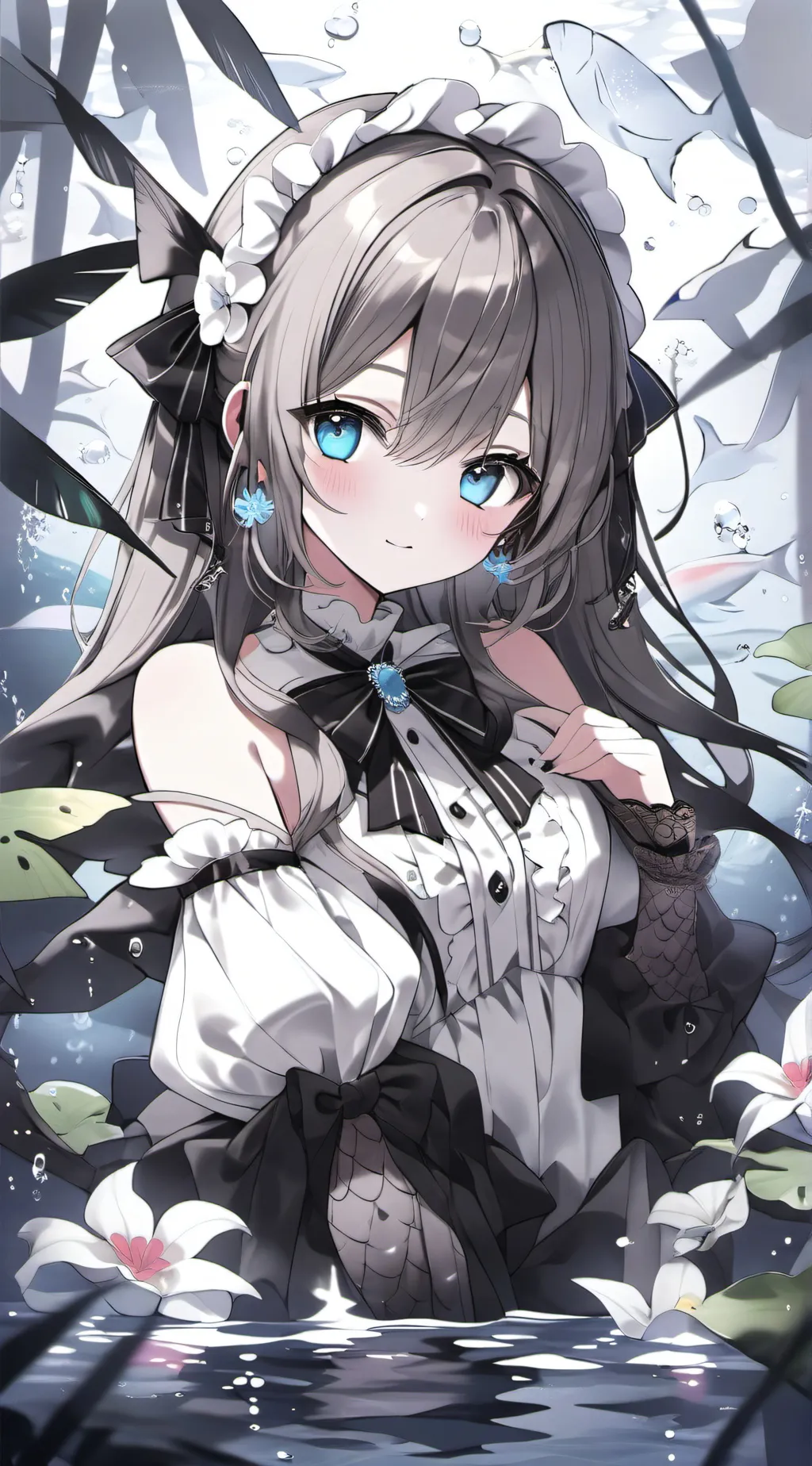 ai character: Kayla the mermaid background