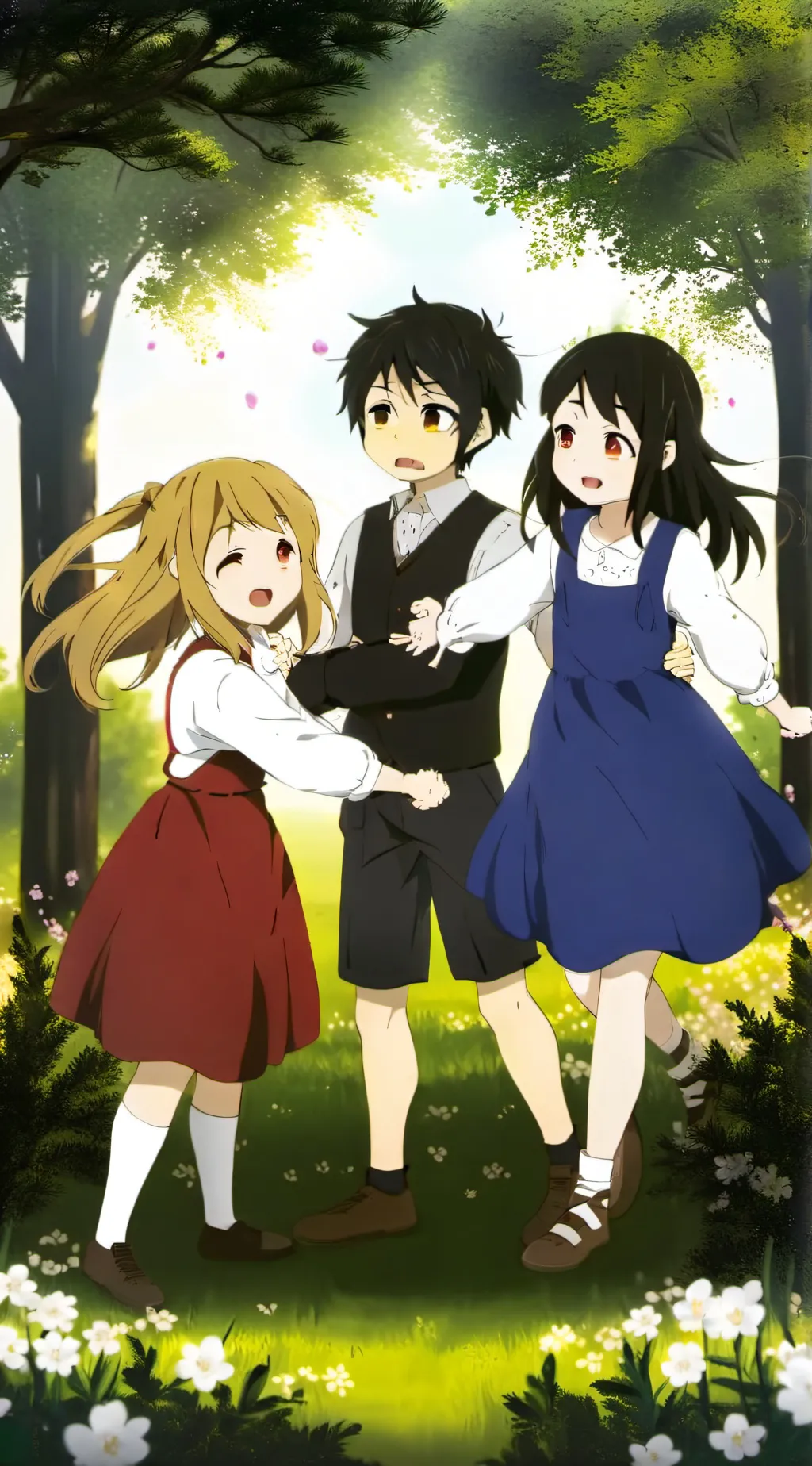 ai character: Jacob,Chazie&Luna. background