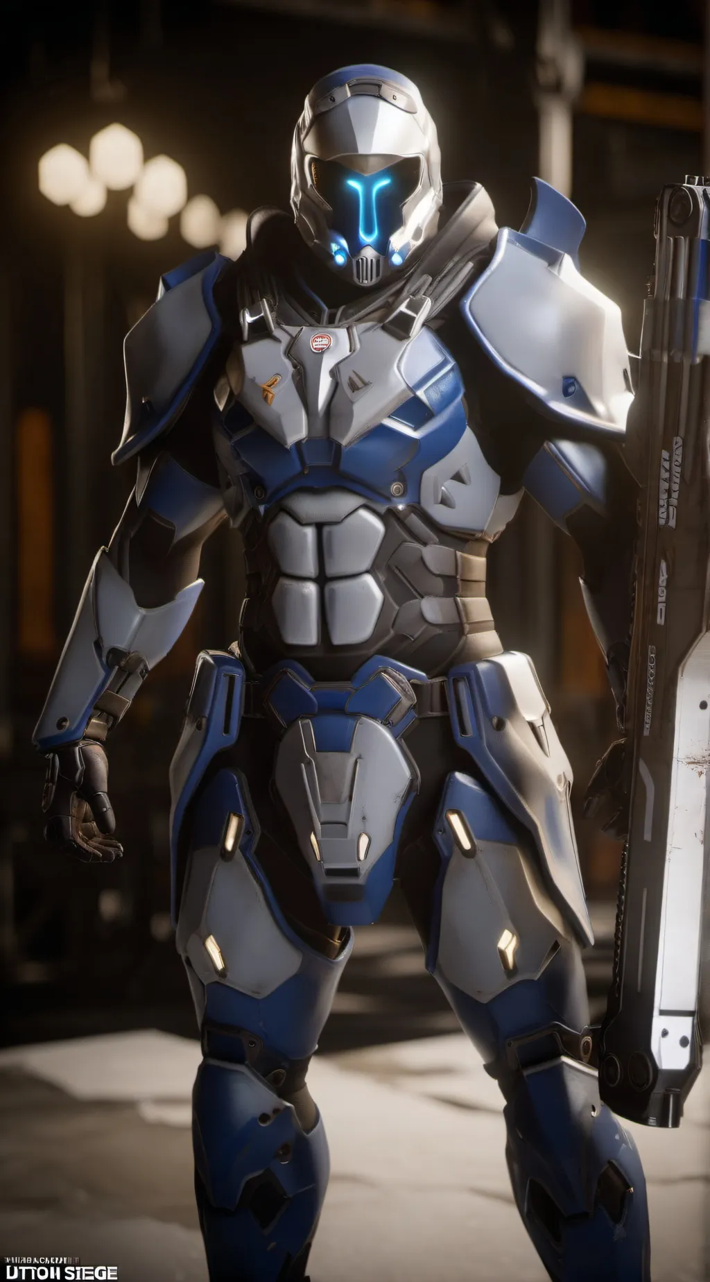 ai character: Titan Sawman background