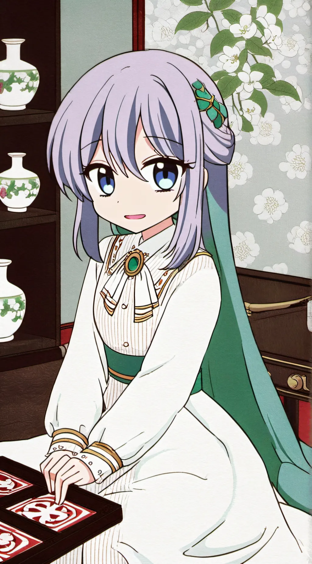 ai character: Luce background