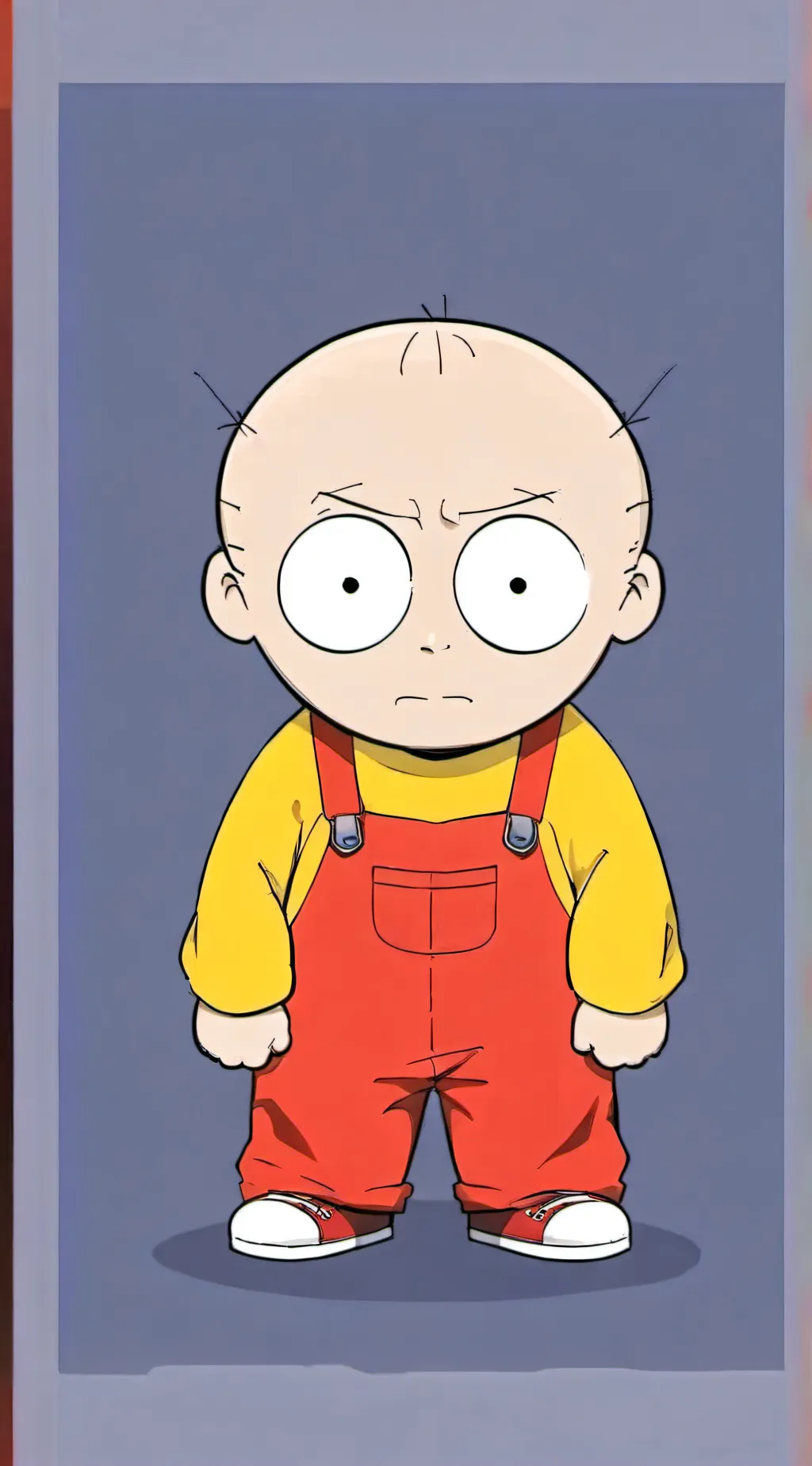 ai character: Stewie Griffin  background