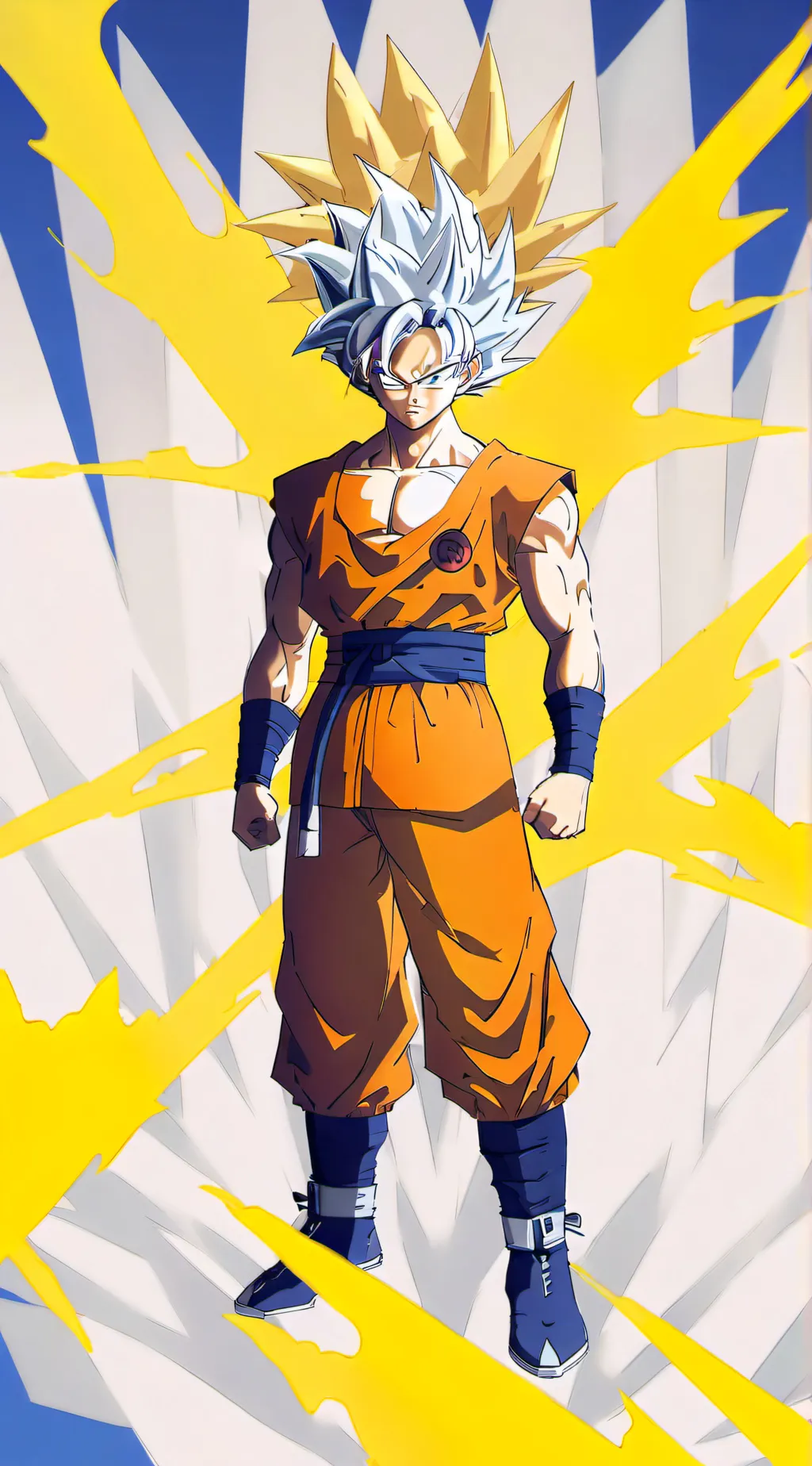 ai character: son goku background