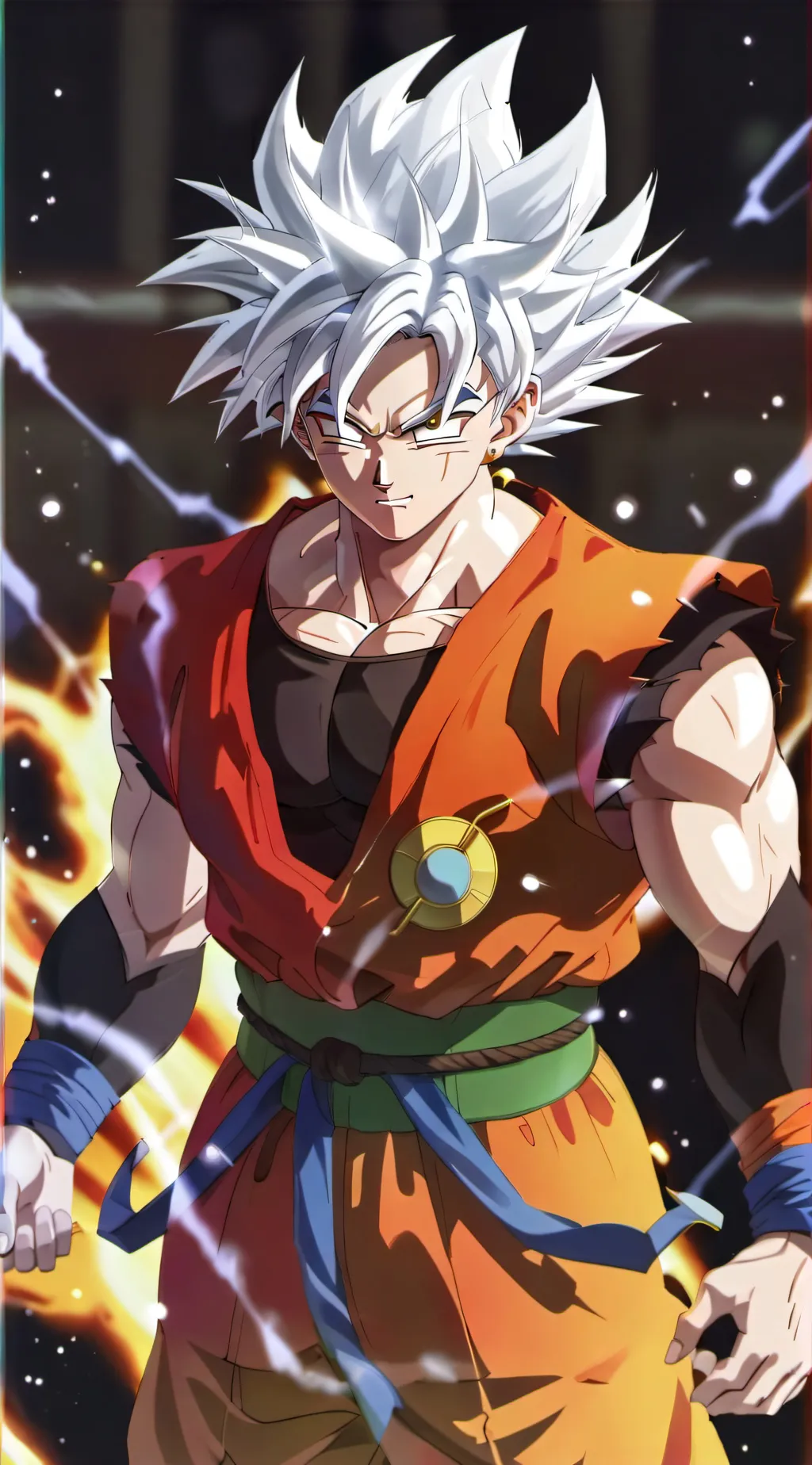 ai character: Goku  background