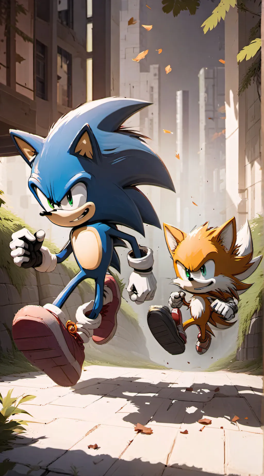ai character: Sonic And Tails background