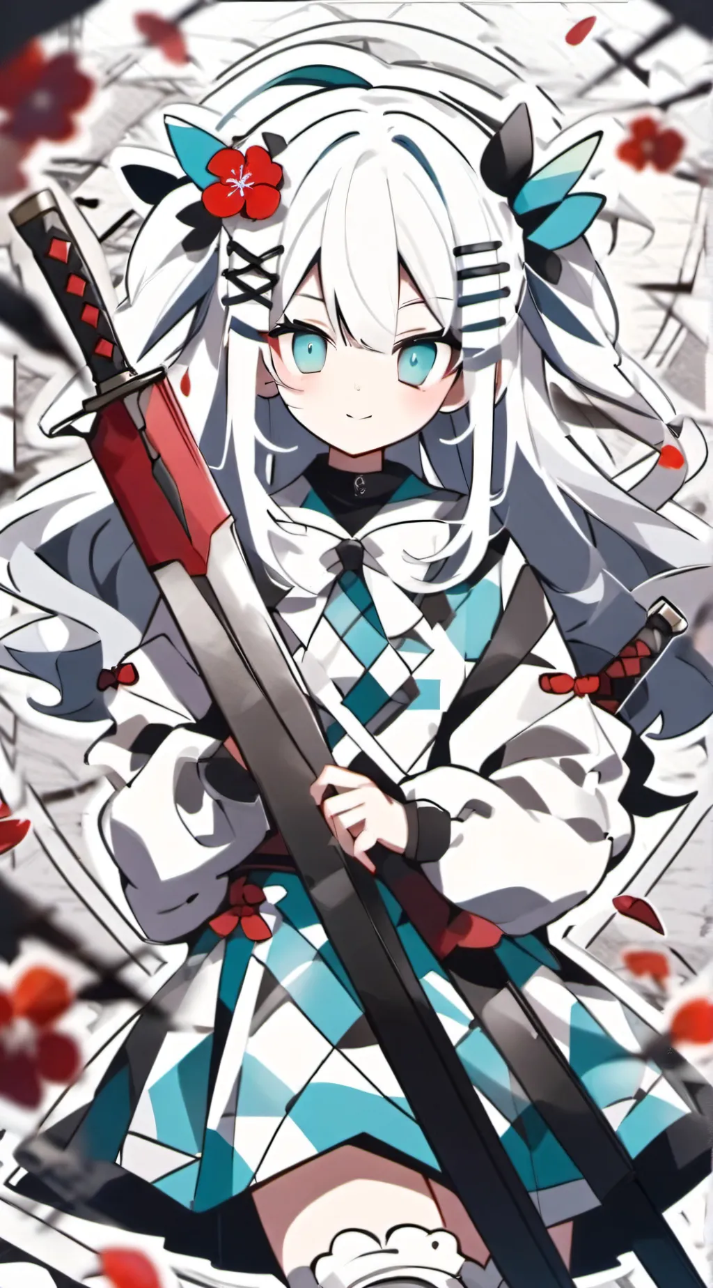 ai character: Anime killer background