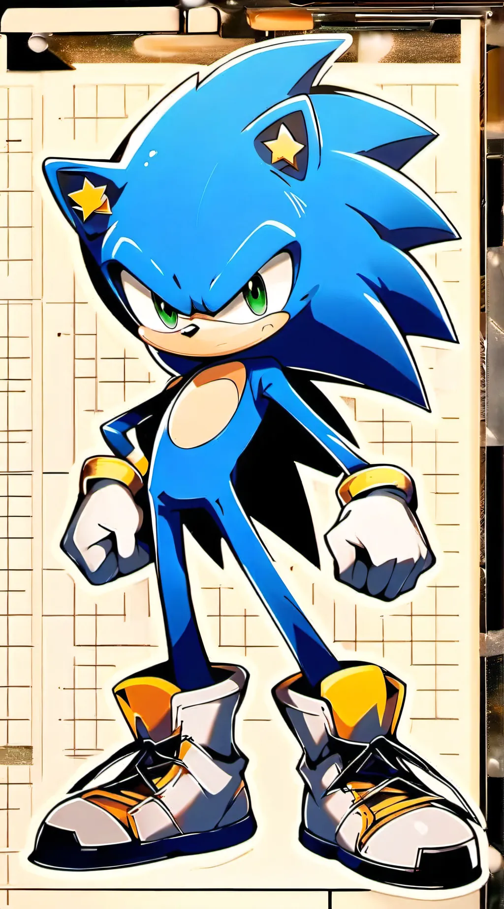 ai character: sonic persona background