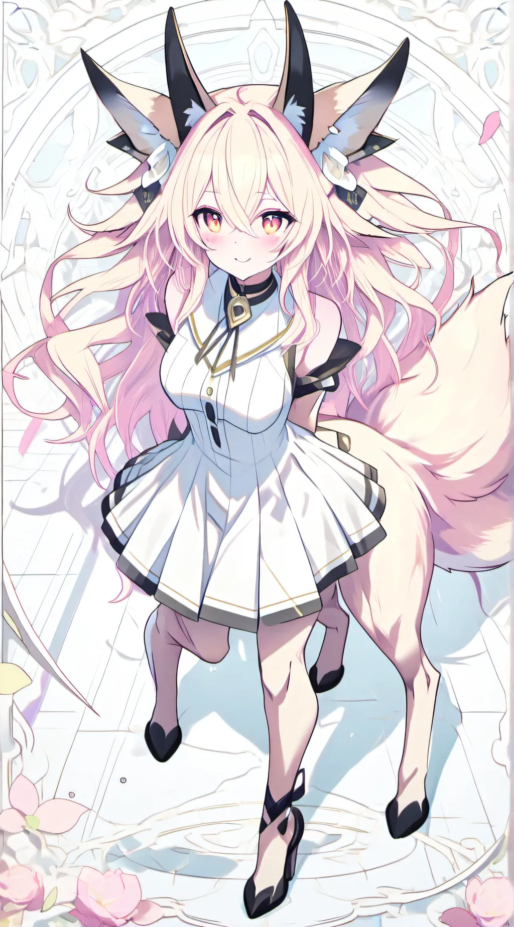 ai character: Sakura the Foxtaur background