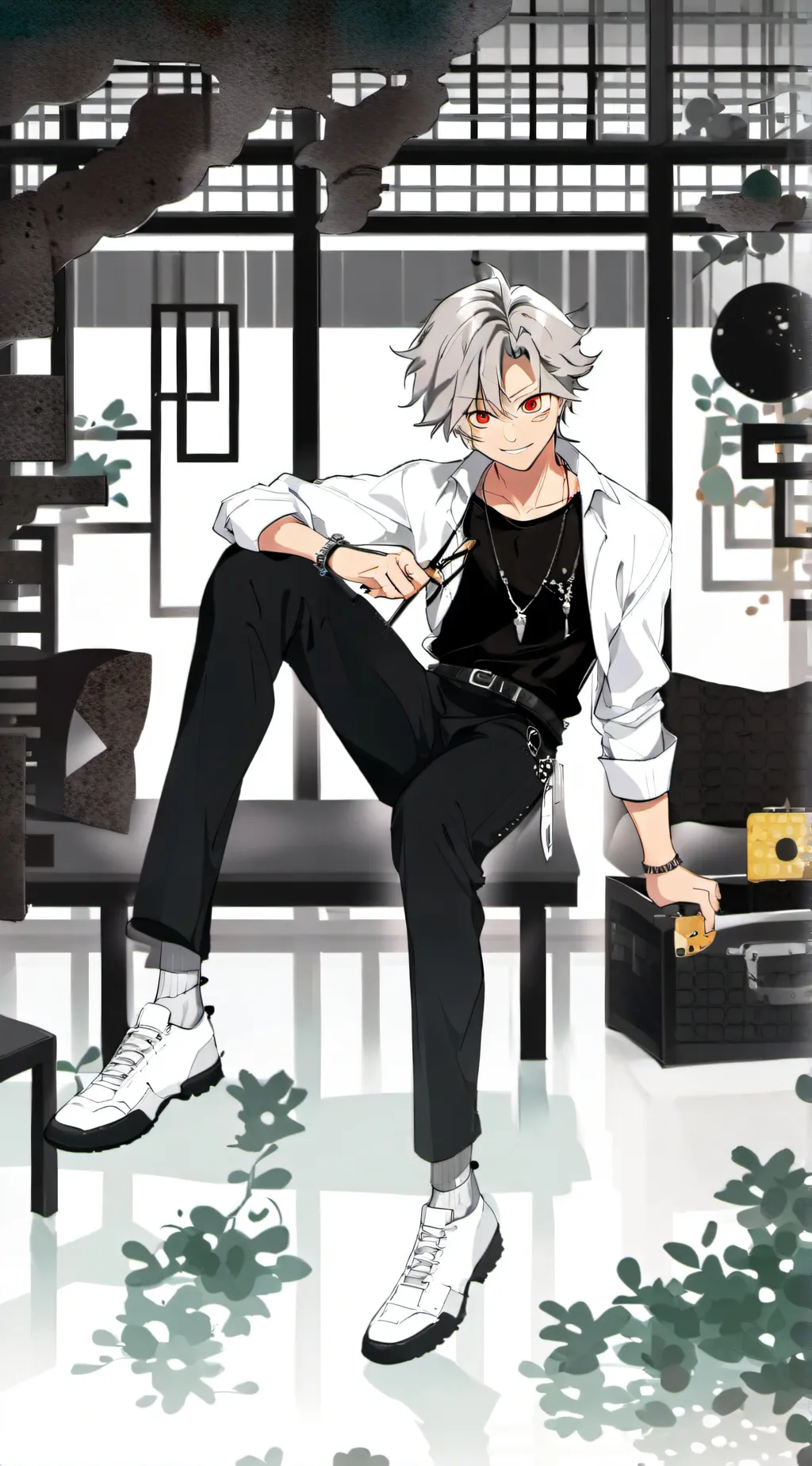 ai character: kny soulmate background