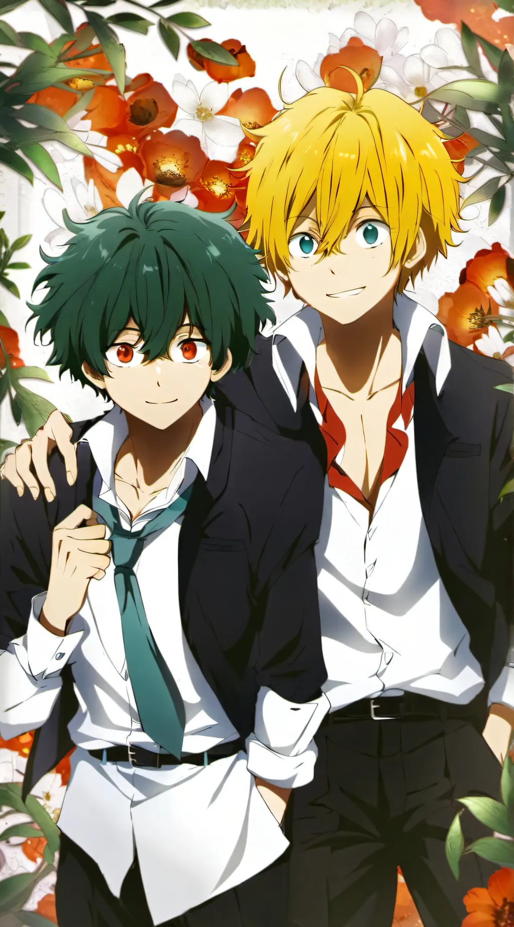 ai character: mha  background