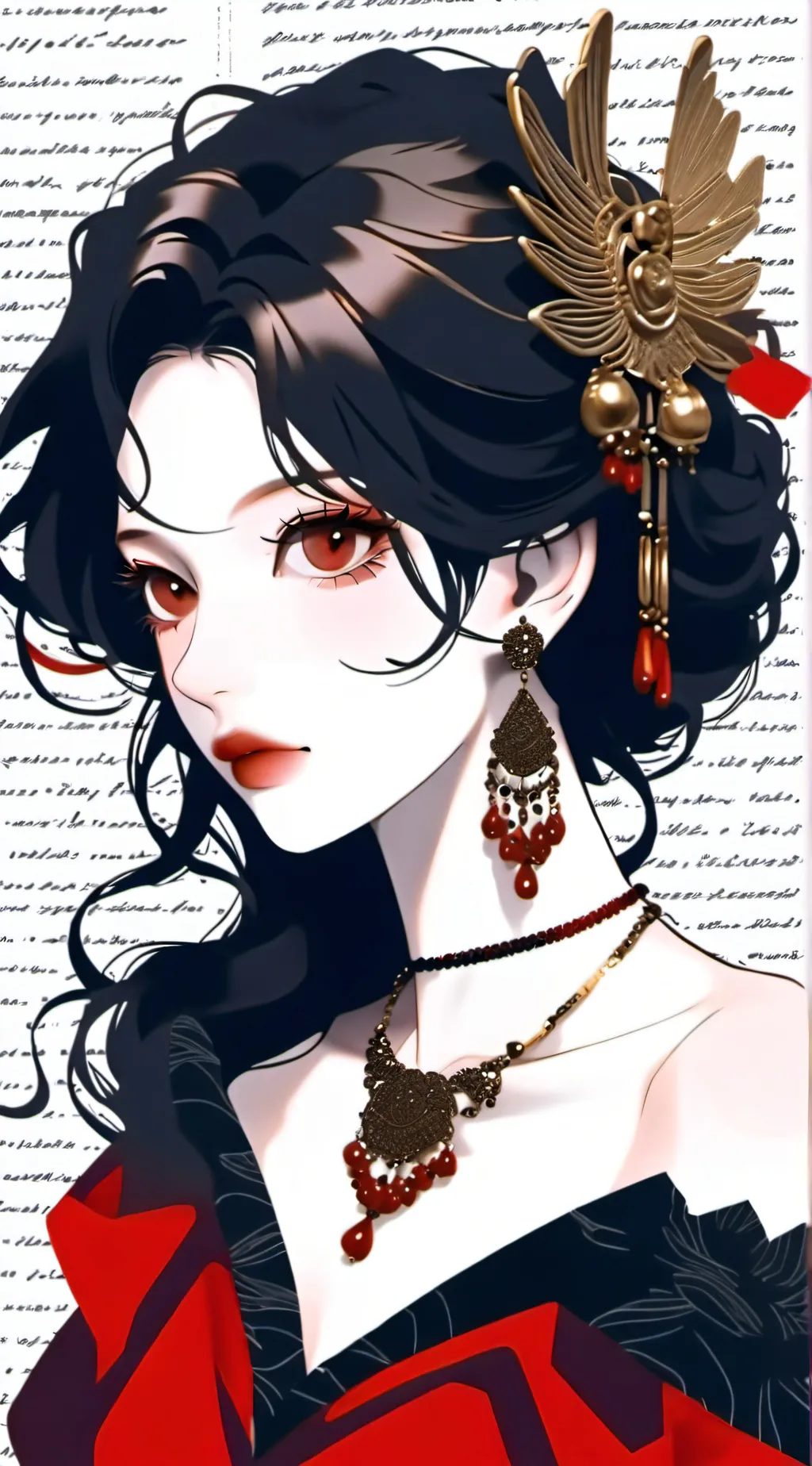 ai character: Aurora  background