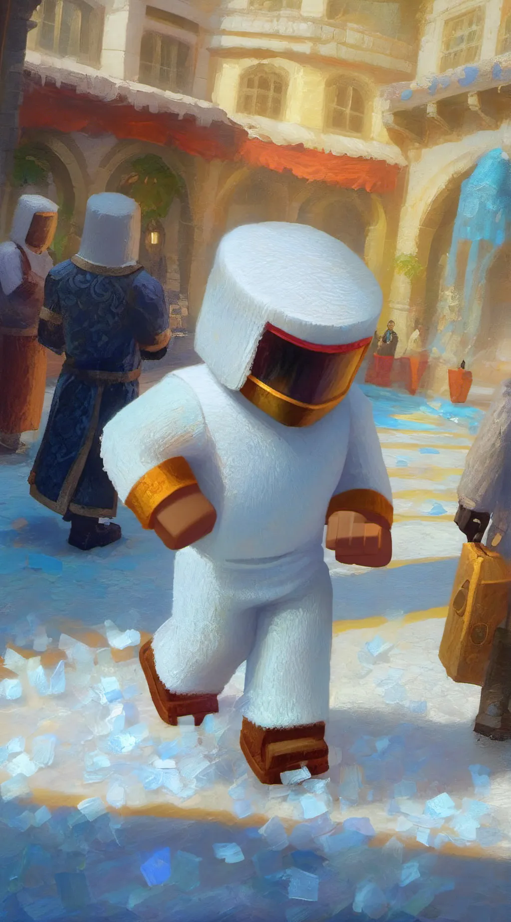 ai character: Slender infection background