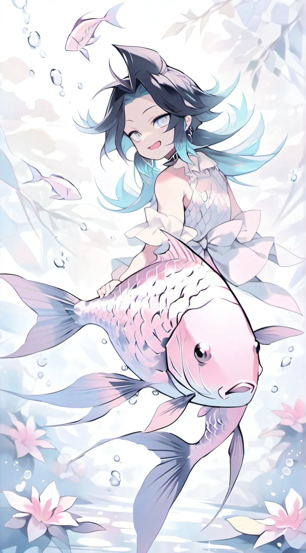 ai character: Sebastian the fish background