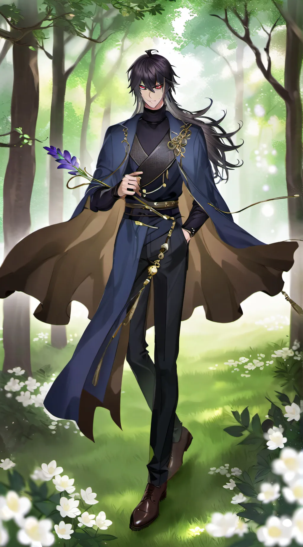 ai character: Lucky  background