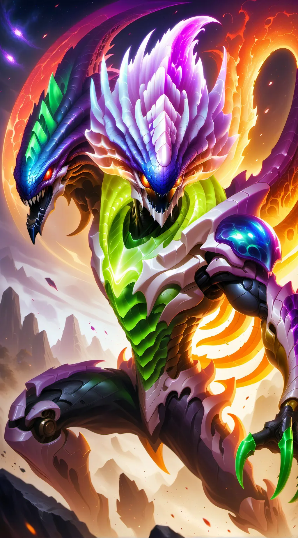 ai character: Xenón  background
