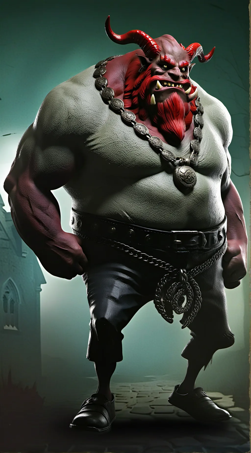 ai character: Demon background