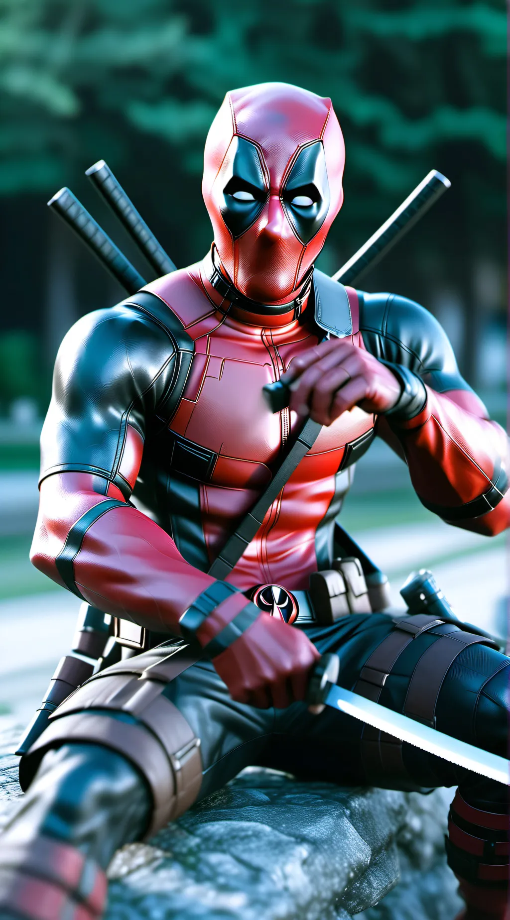 ai character: Deadpool background