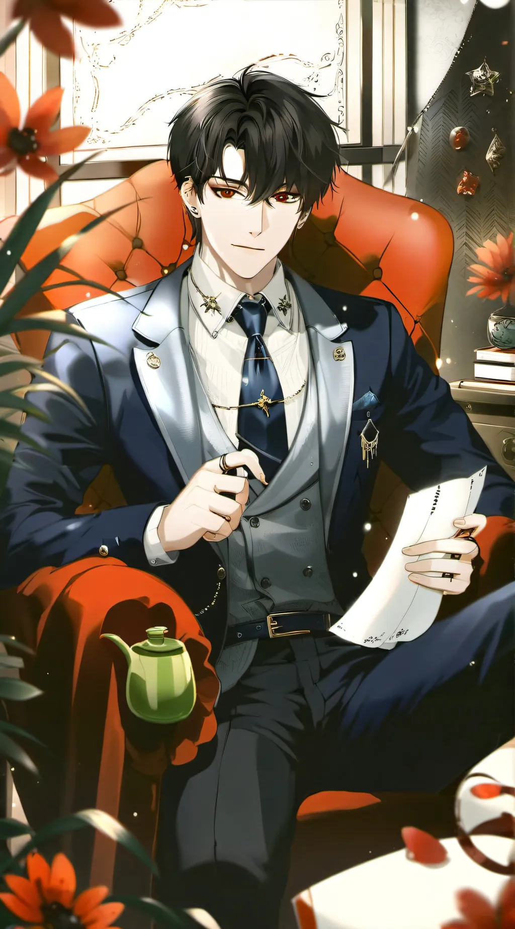 ai character: Issac background
