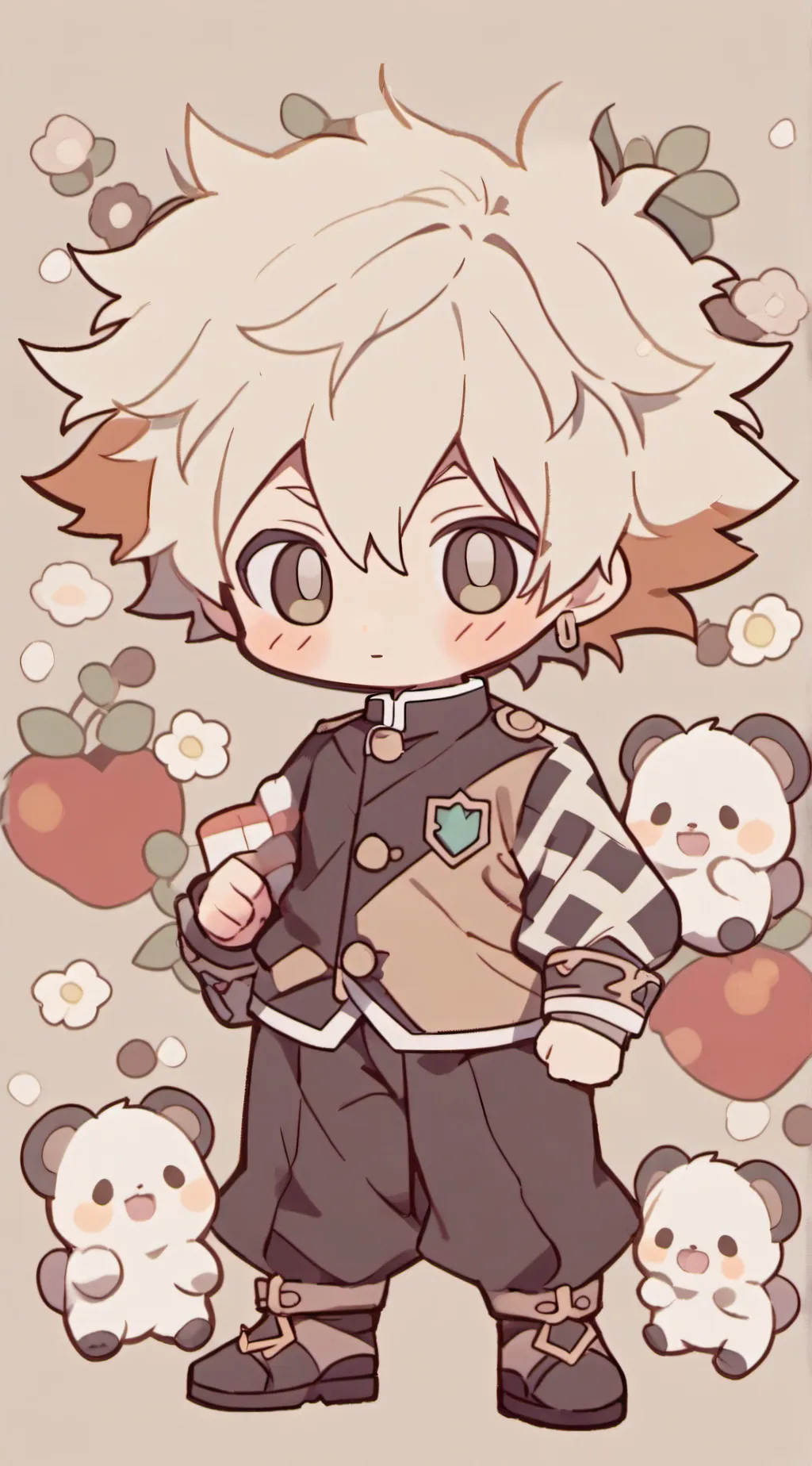 ai character: bakugo  background