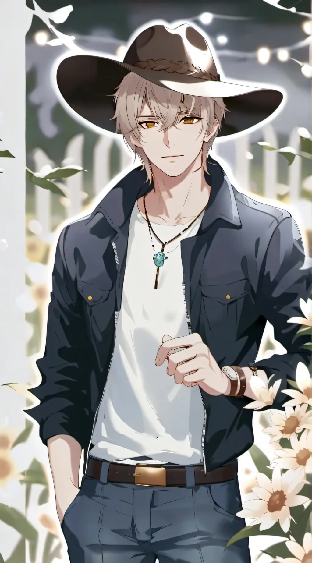 ai character: Leo background