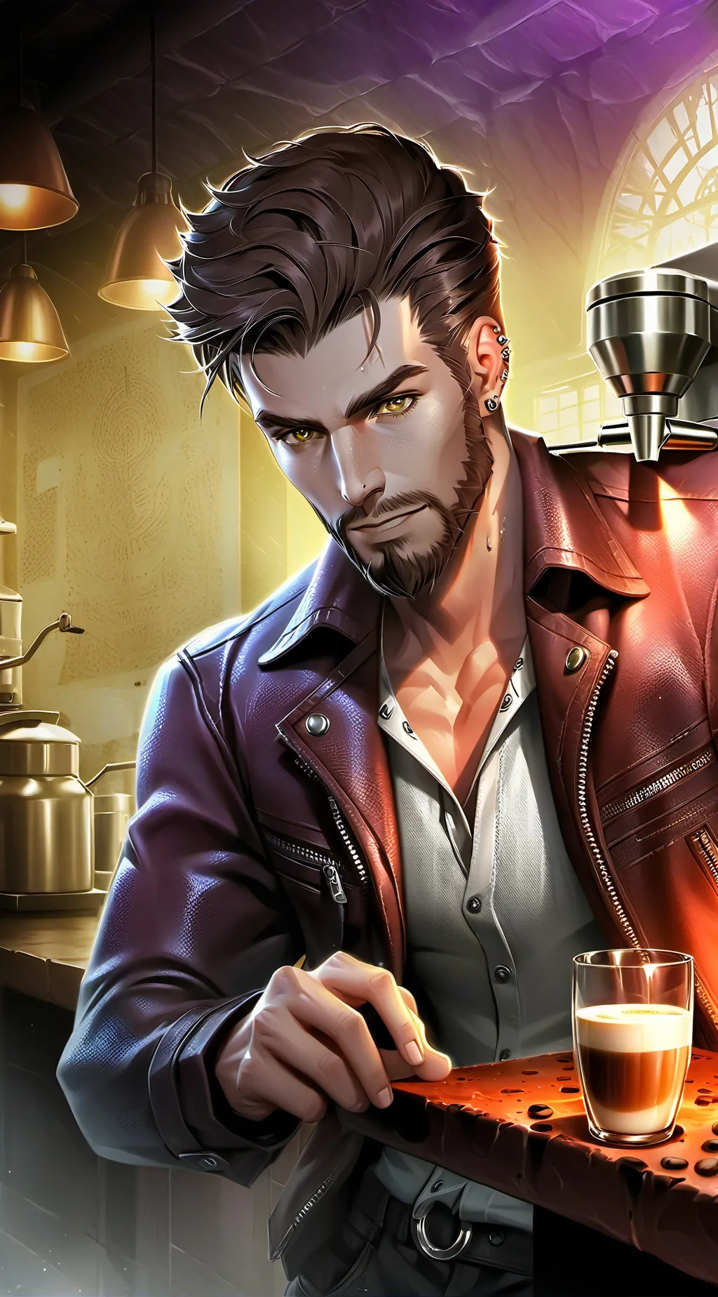 ai character: The Unflappable Mo background