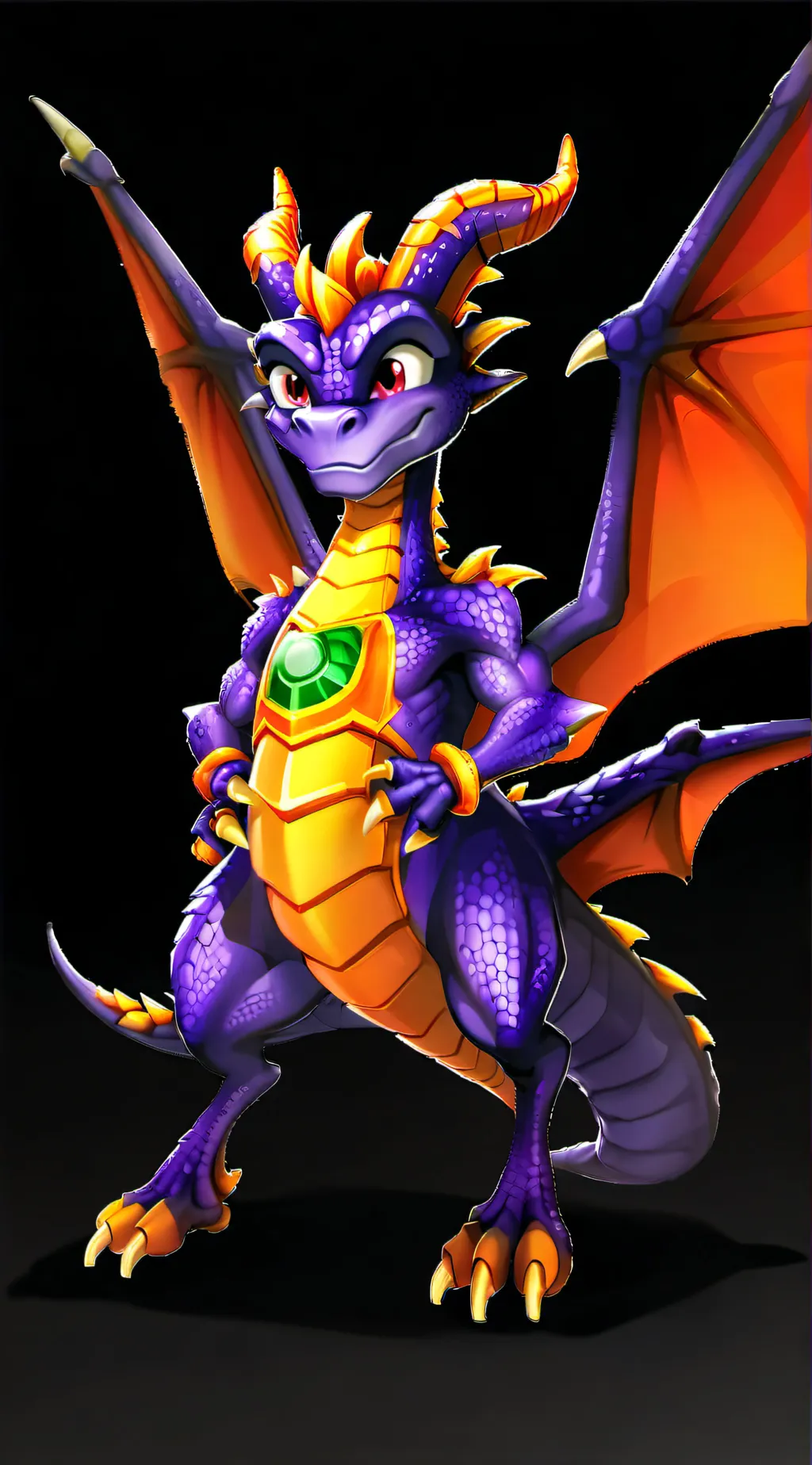 ai character: Spyro background
