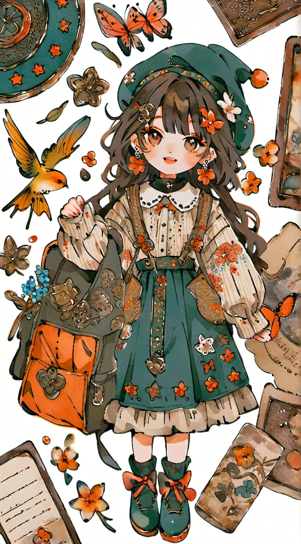 ai character: Ella background