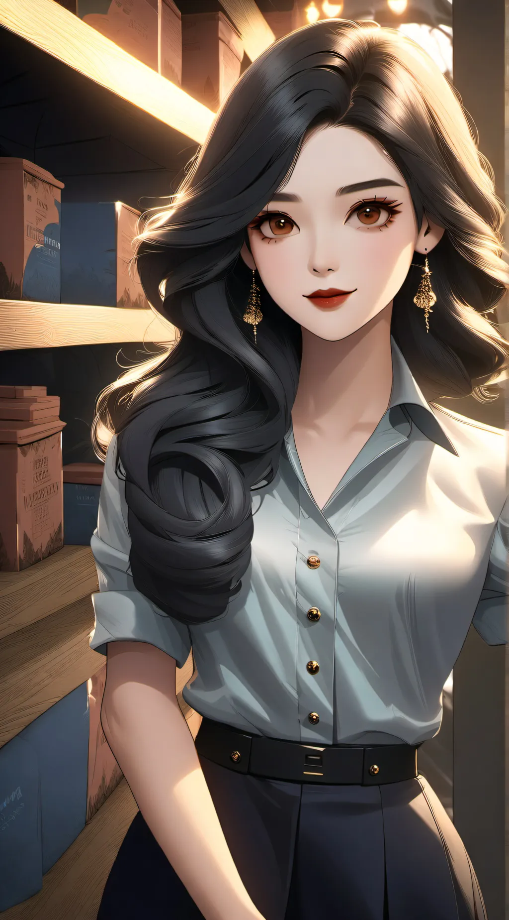 ai character: Julia  background
