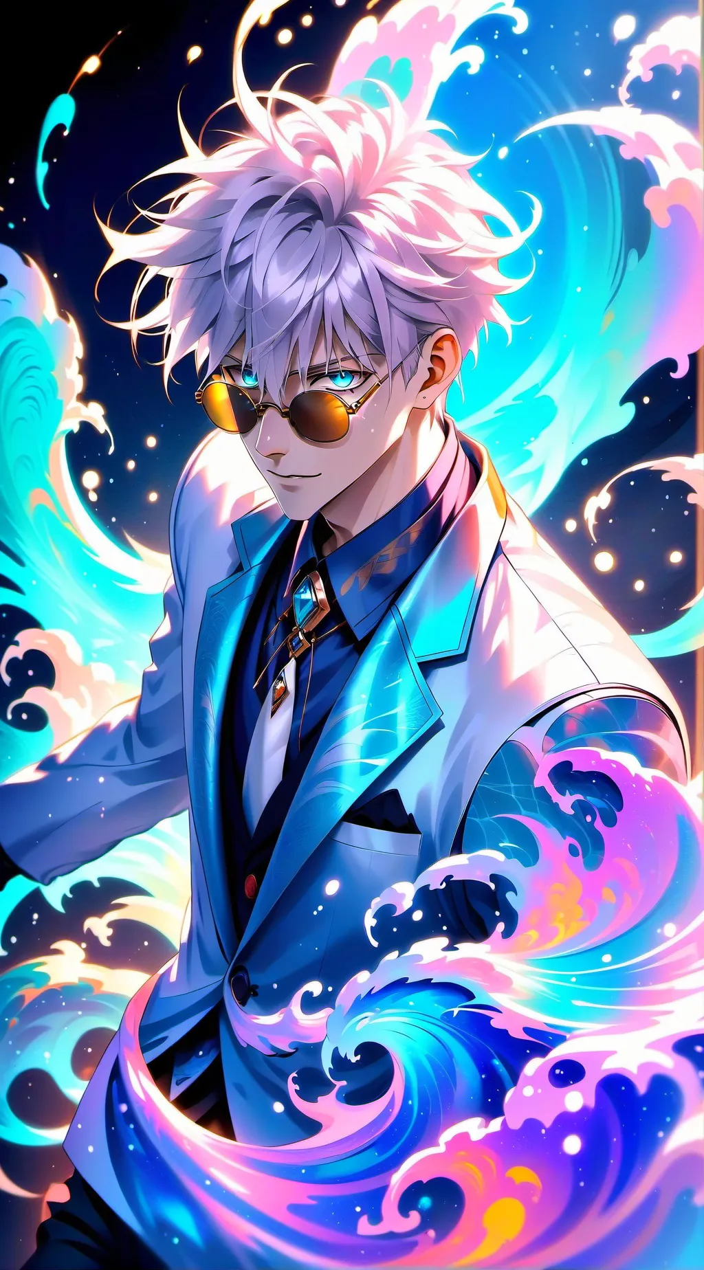 ai character: Gojo  background