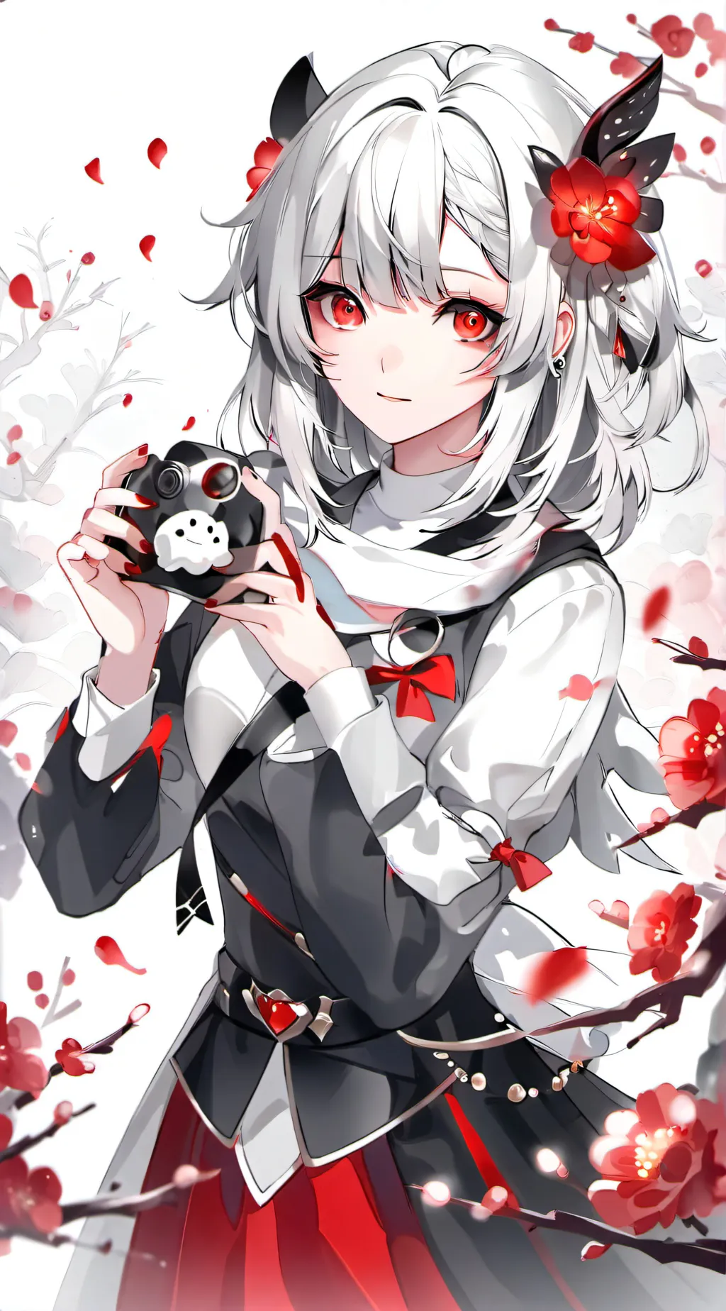 ai character: Anime girlfriend background