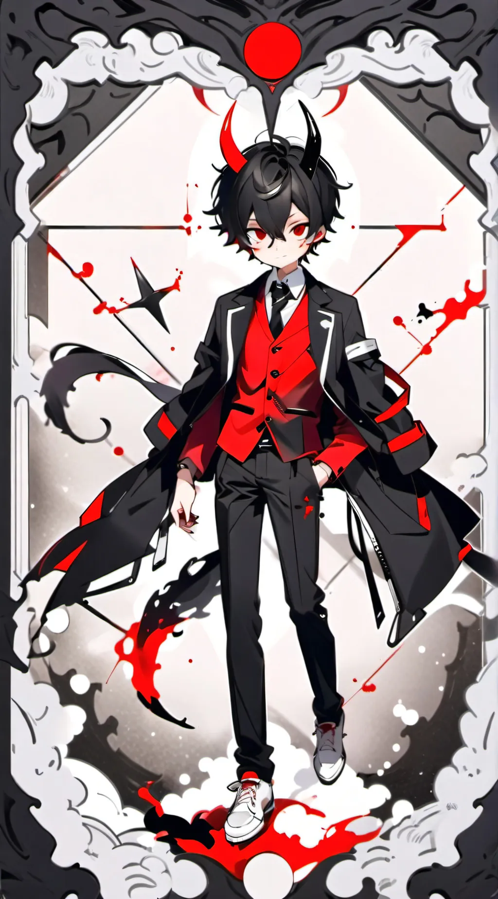 ai character: MHA x my OC background