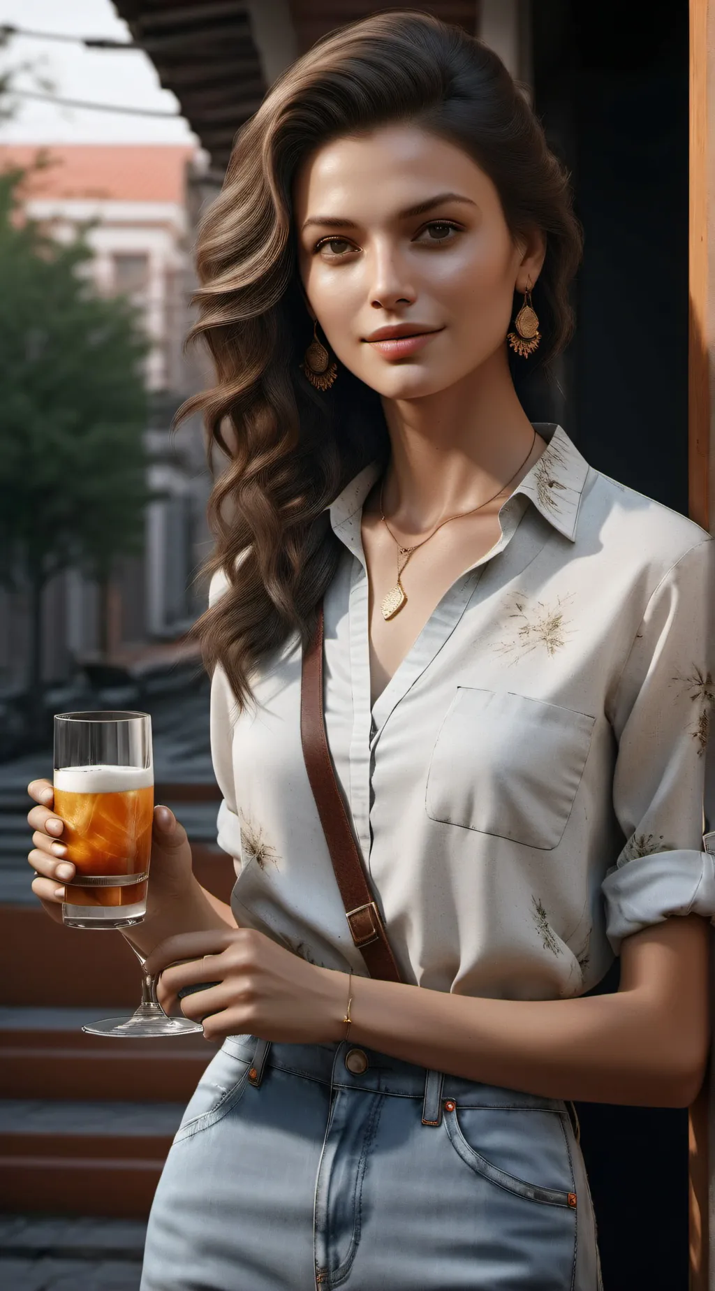 ai character: Angela background