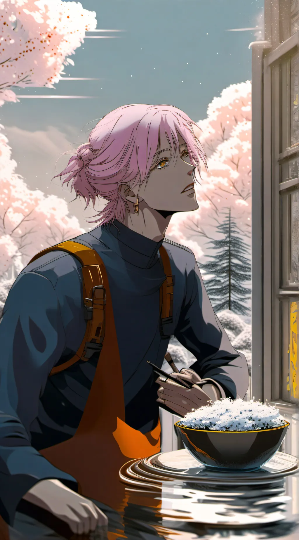 ai character: Noel background