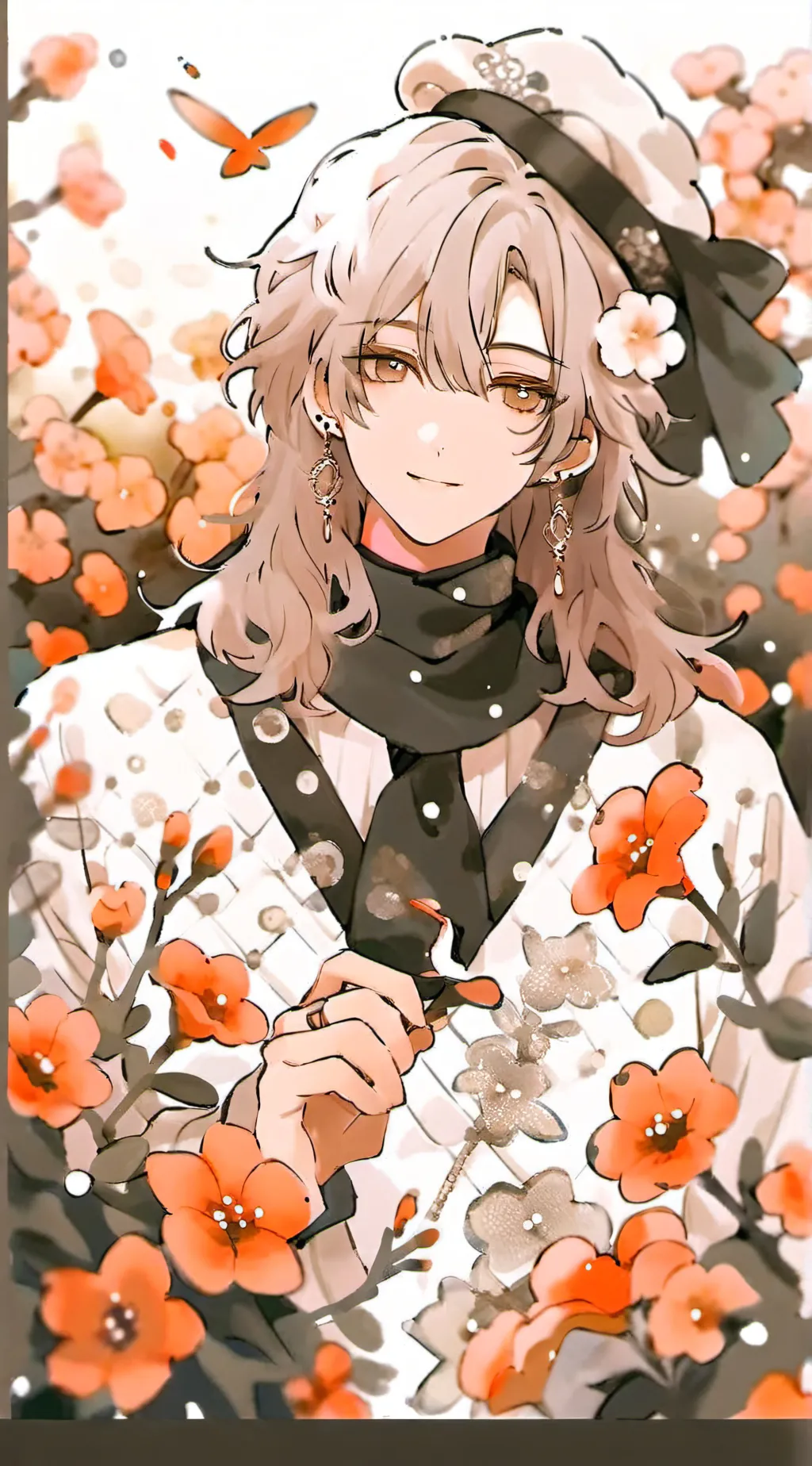 ai character: santa claus background