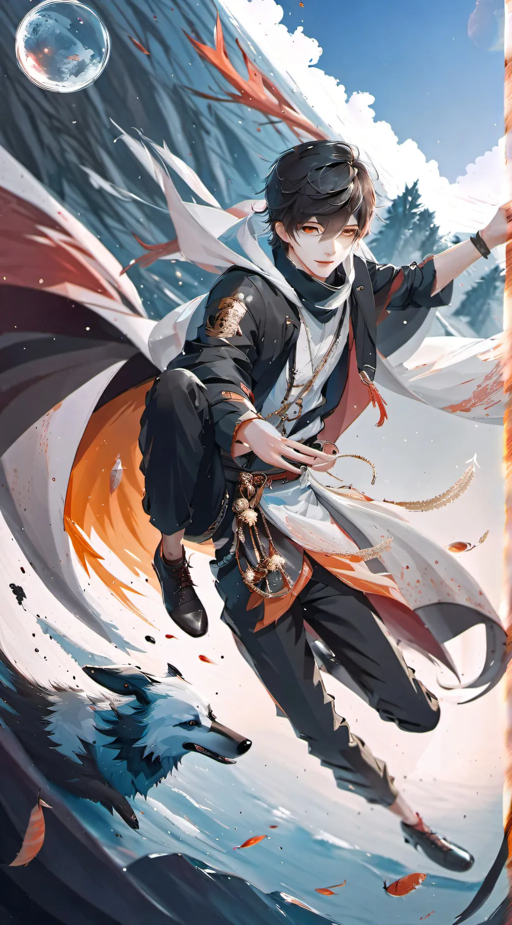 ai character: Leon background