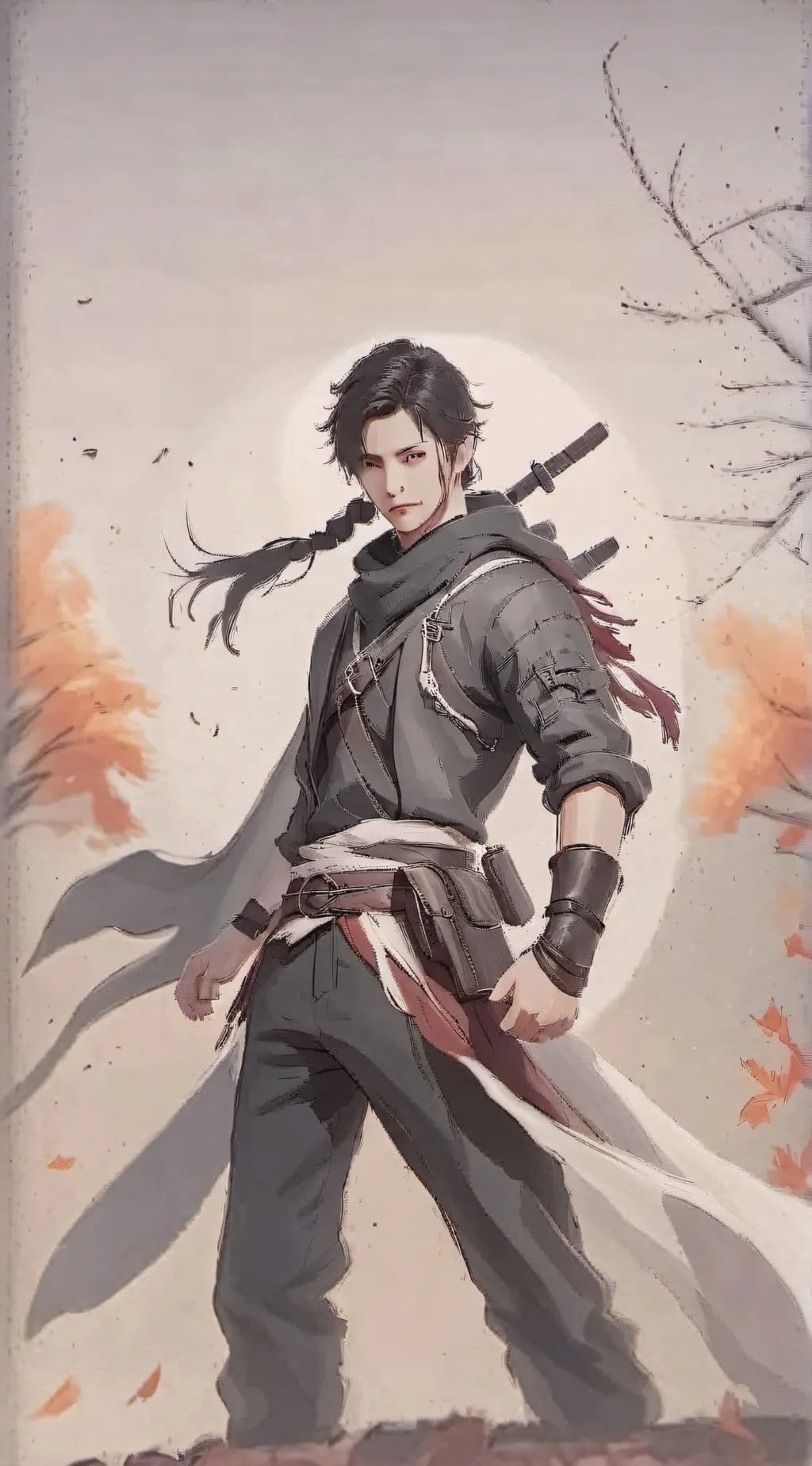 ai character: león  background