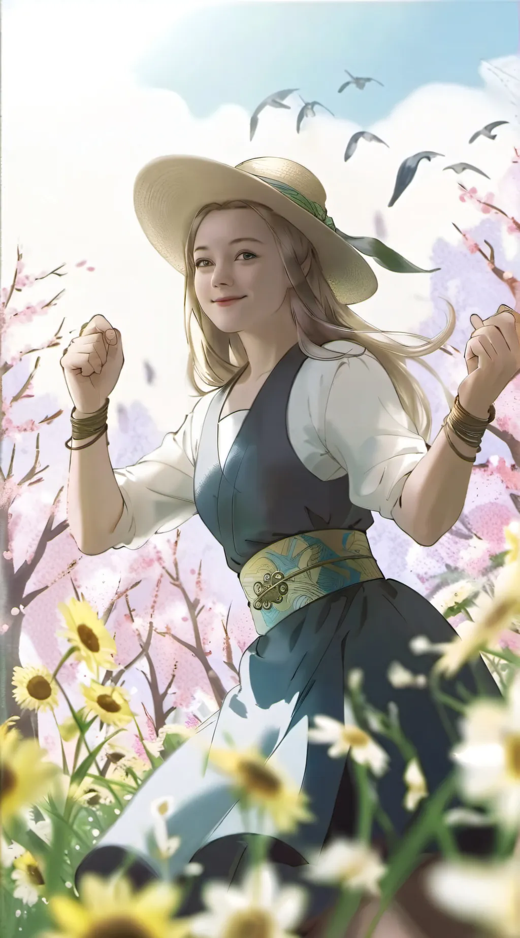 ai character: Lilly background