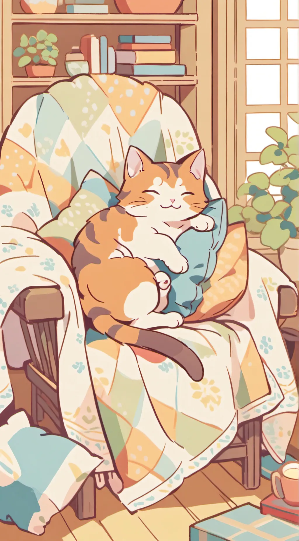 ai character: catnap background