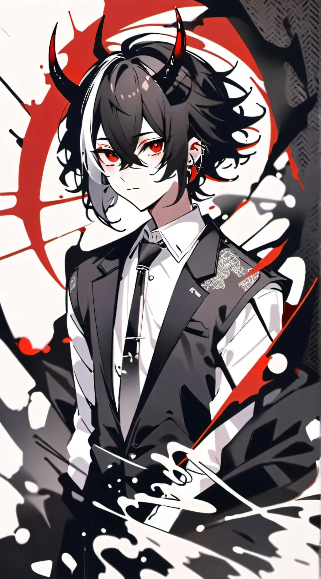 ai character: Lucifer  background