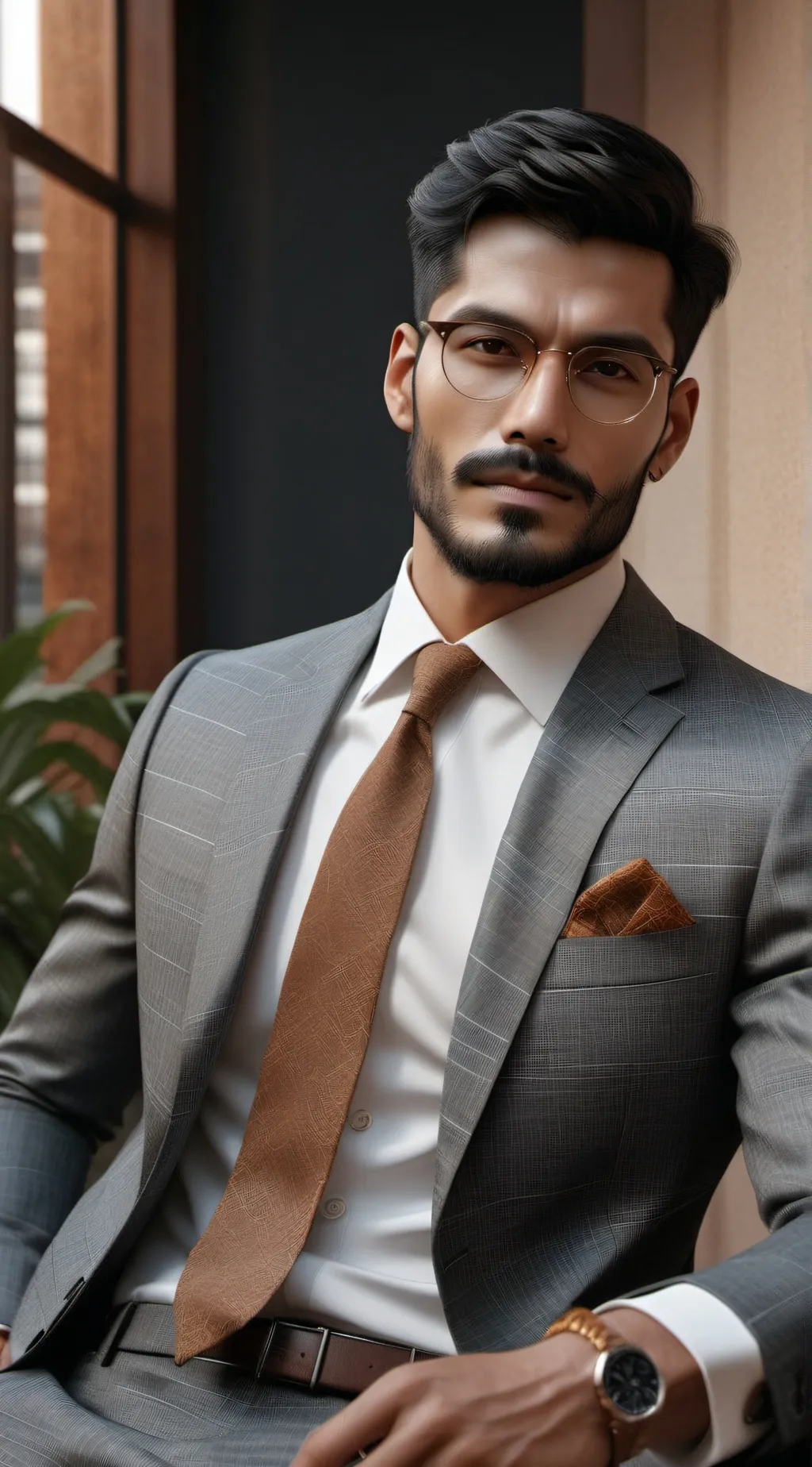 ai character: Xavier  background