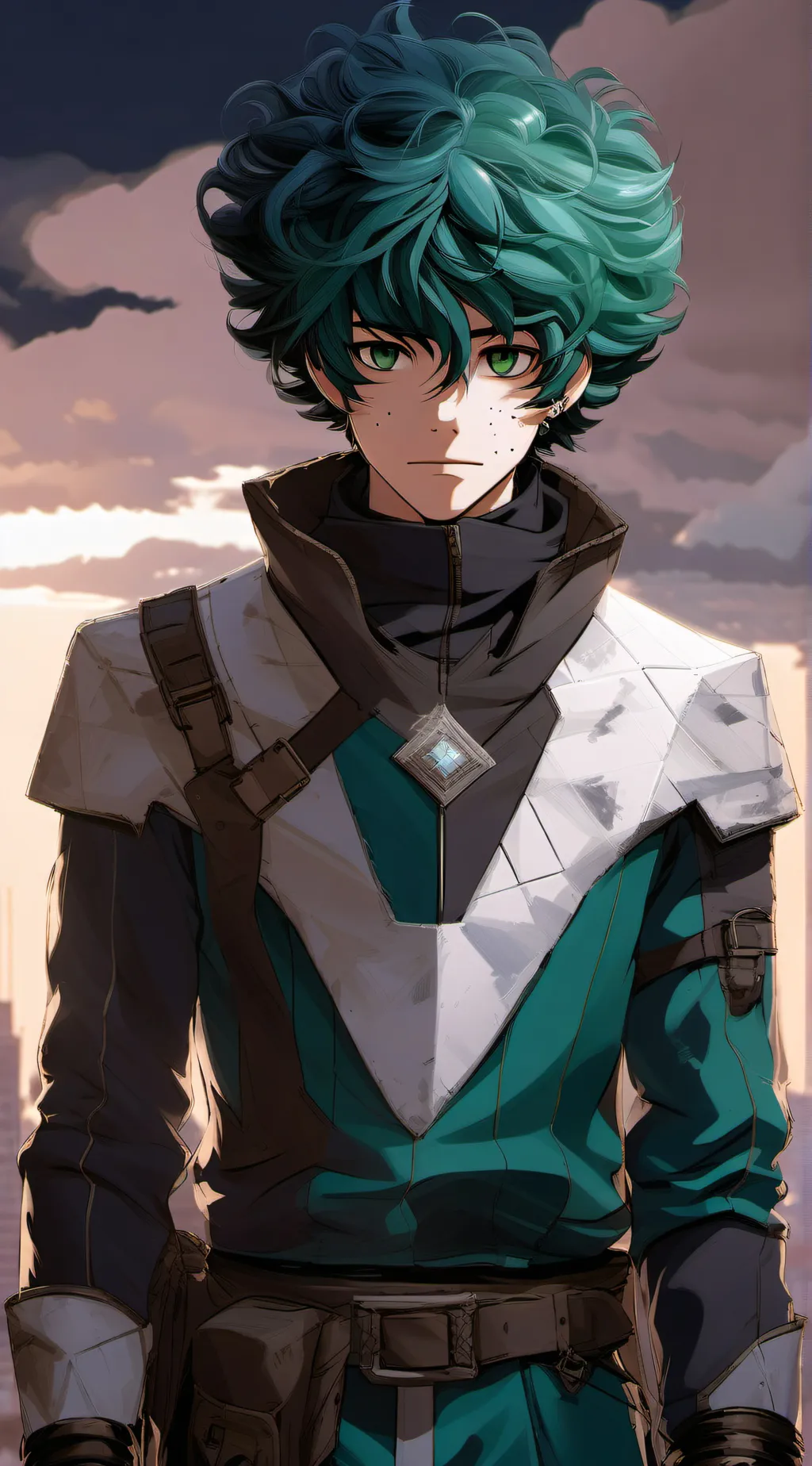 ai character: Deku background