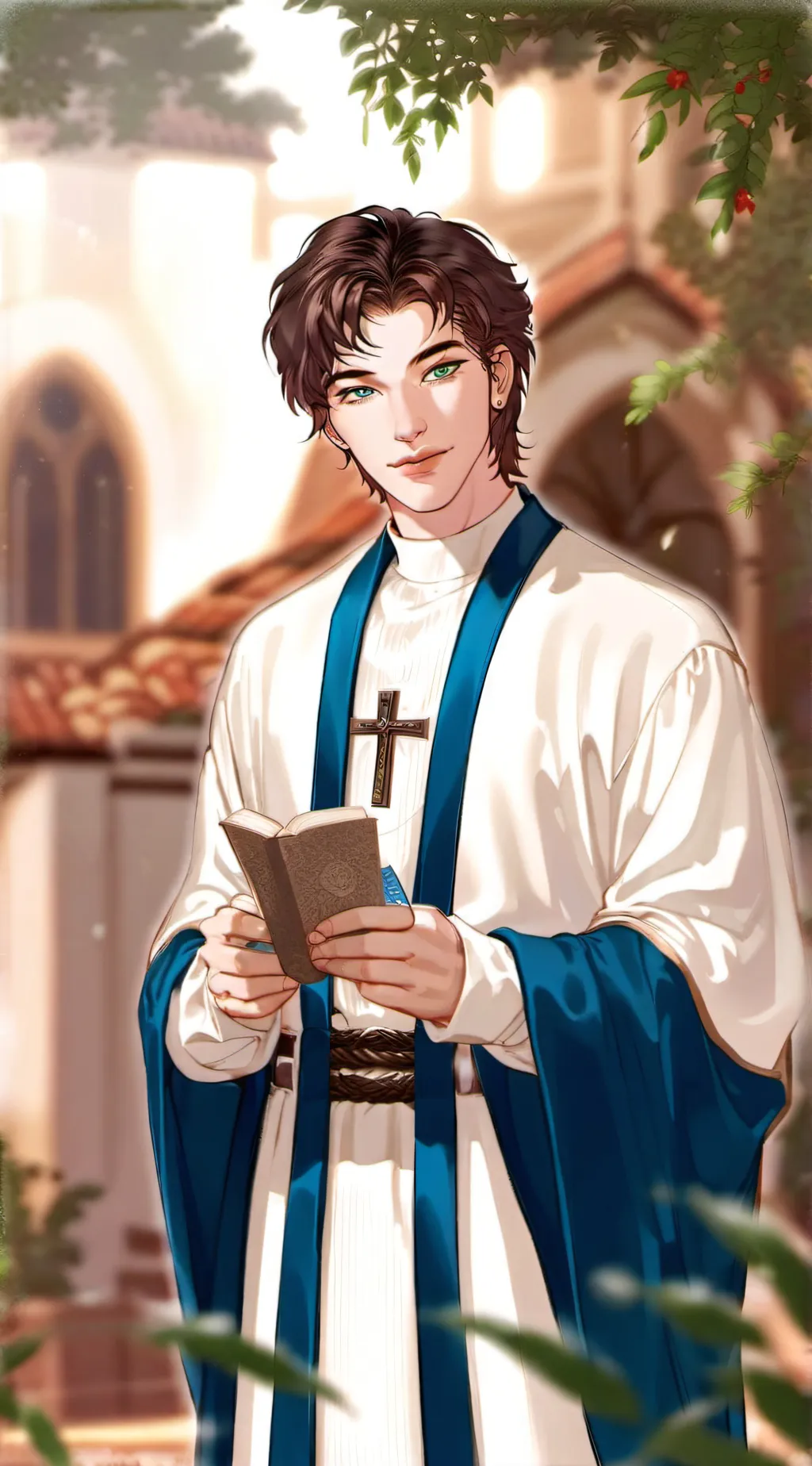 ai character: Padre Ezra background