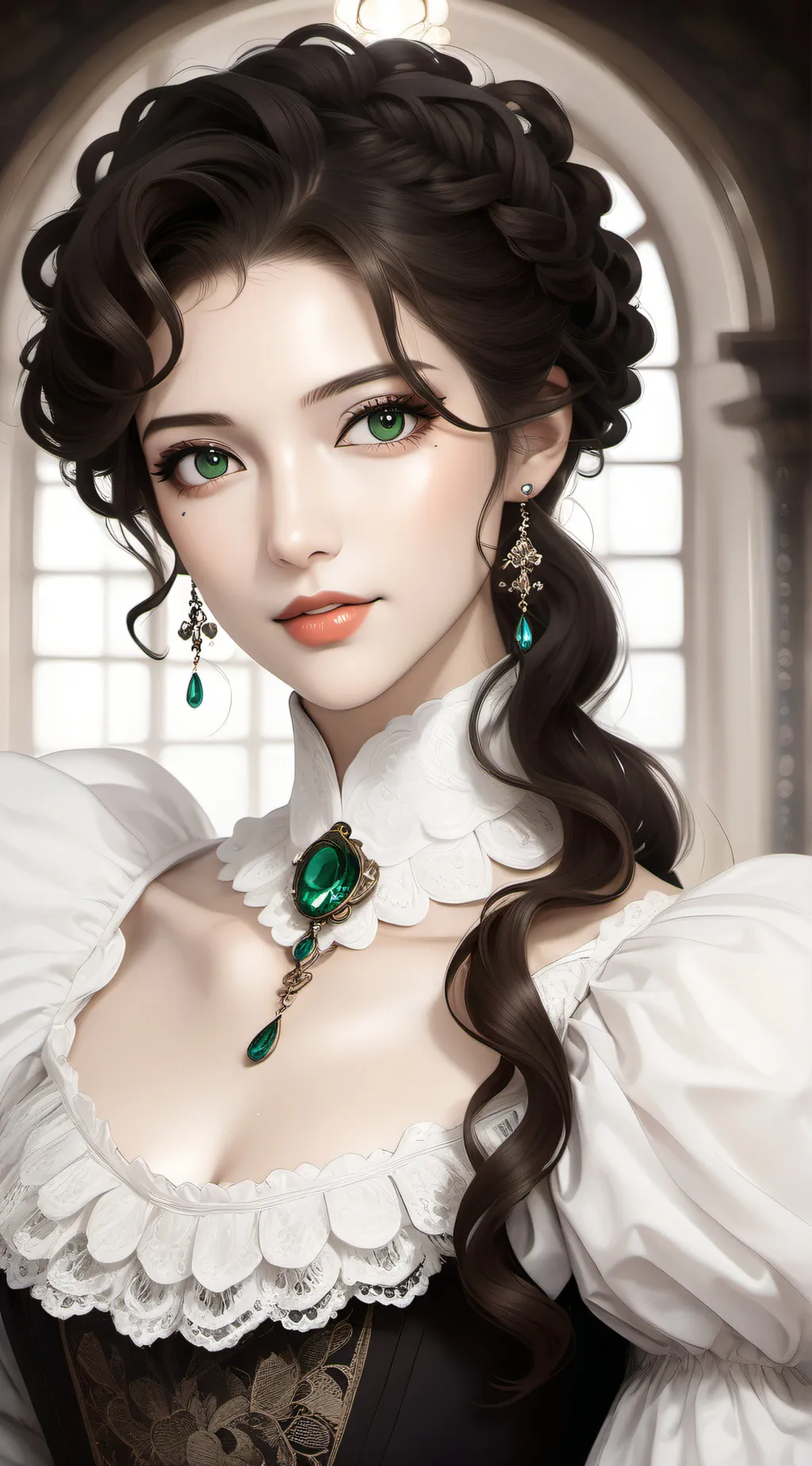 ai character: Persephone💚 background