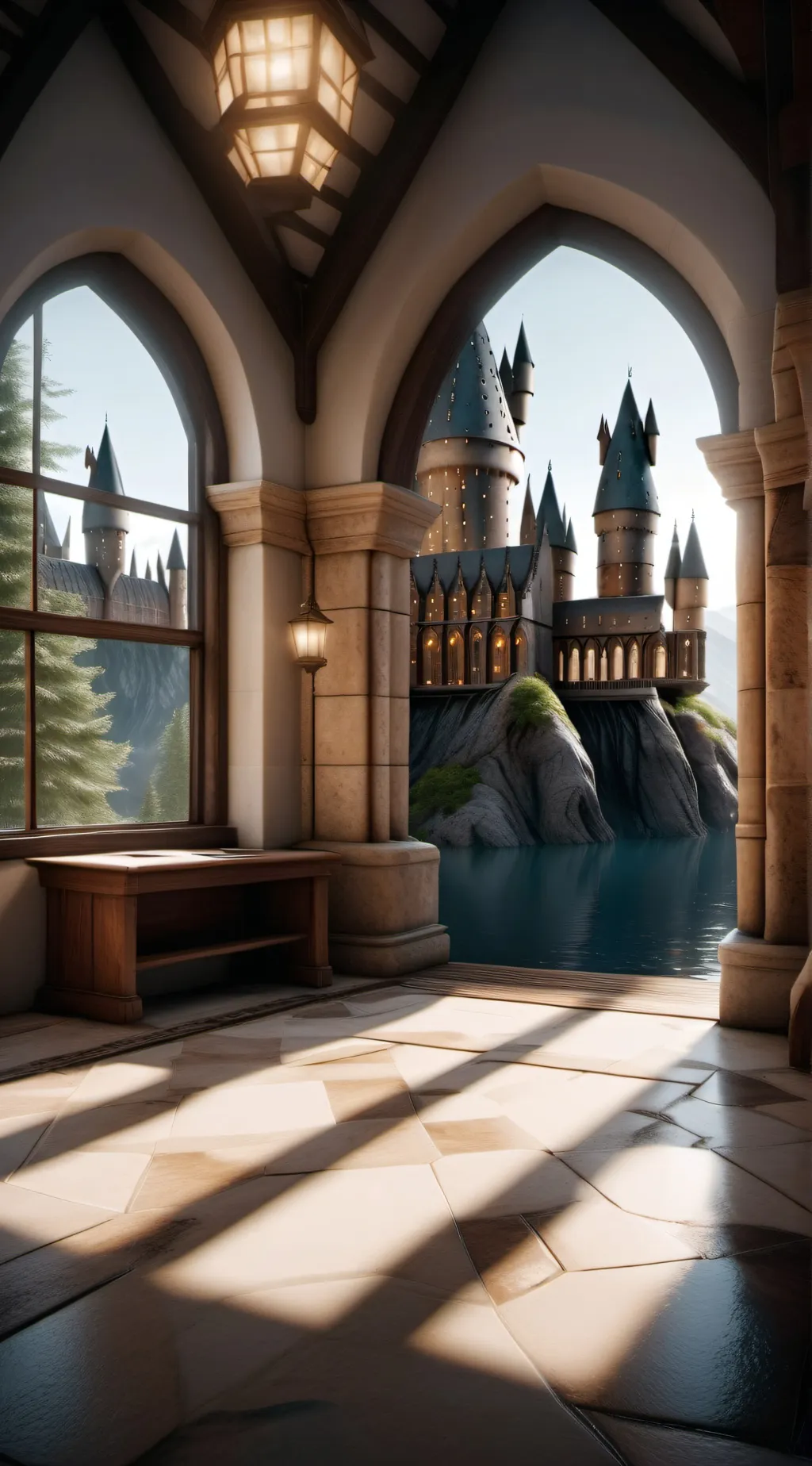 ai character: Harry Potter x background