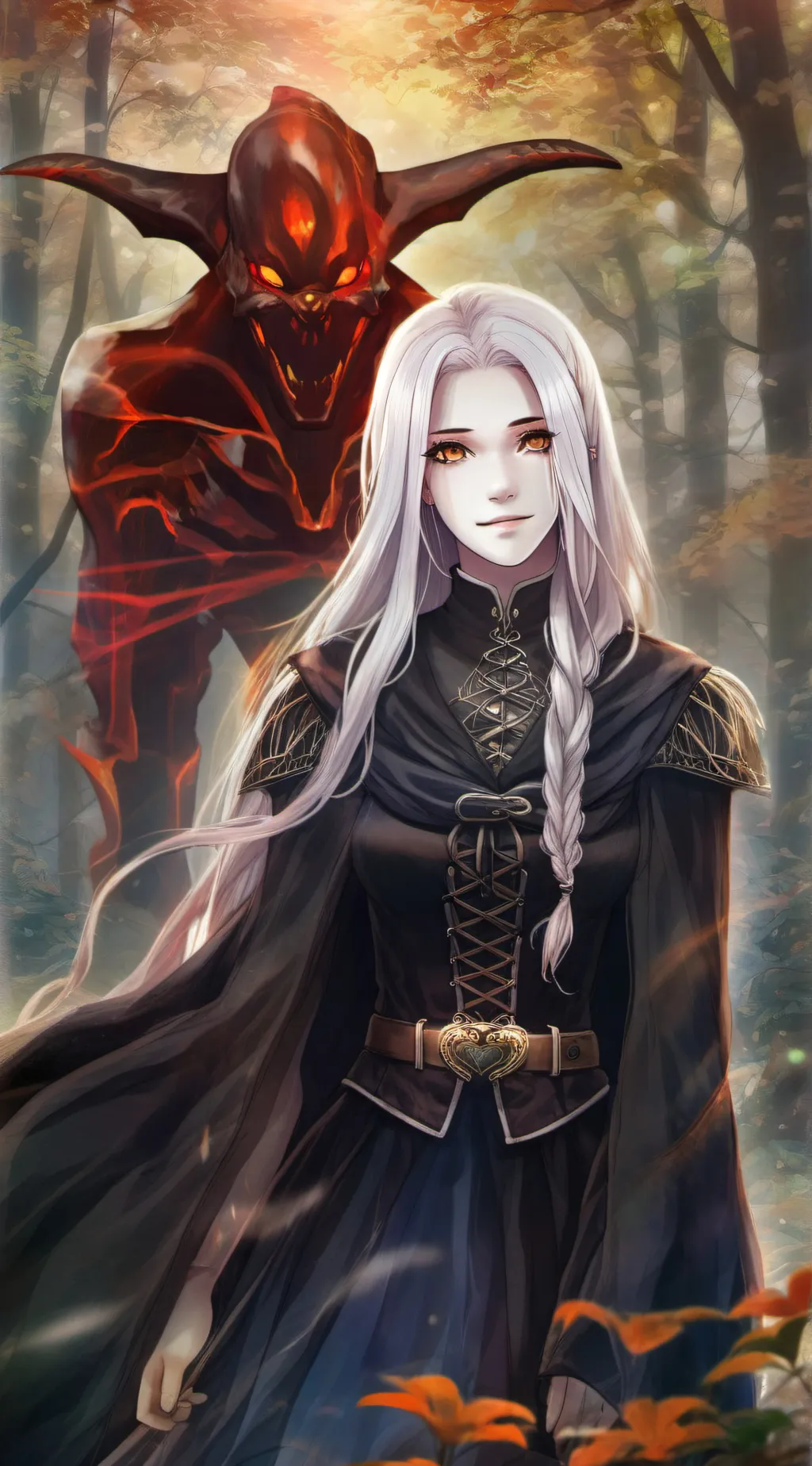 ai character: Haunted One background