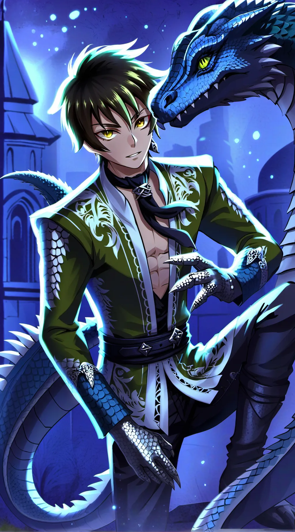 ai character: Tangaroa  background