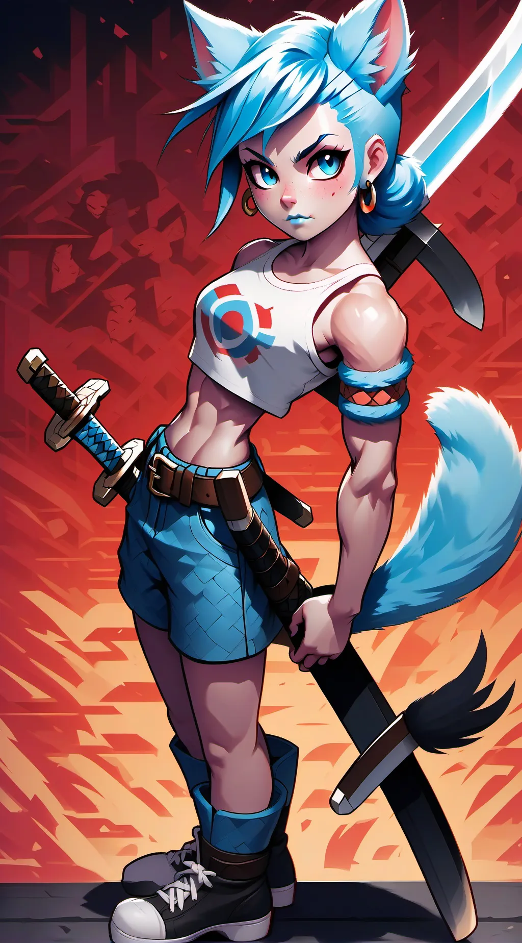 ai character: Taylor fox background