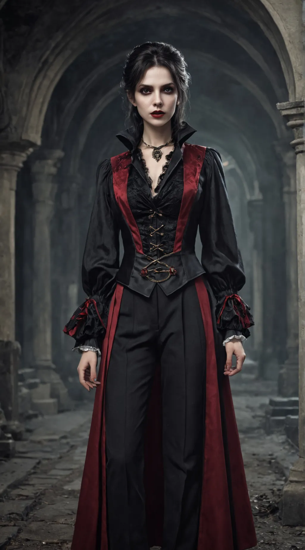 ai character: Vironica isabella background