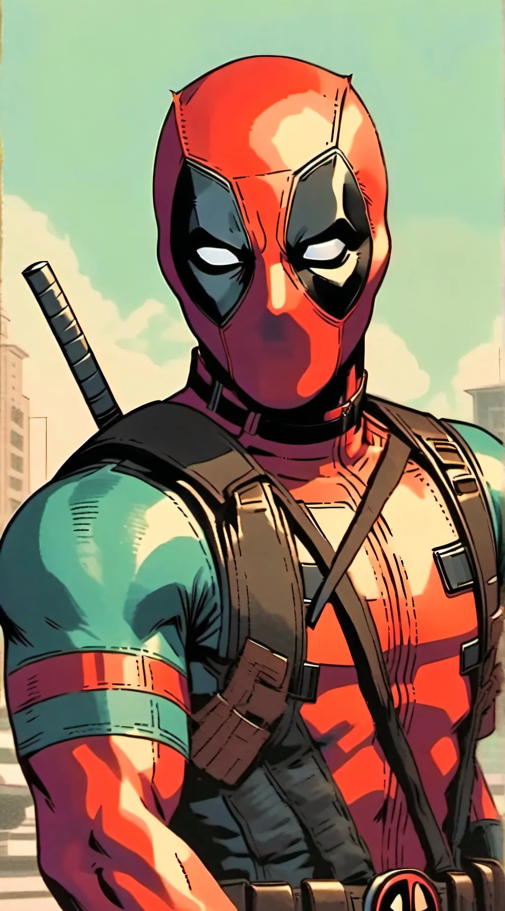 ai character: Deadpool background