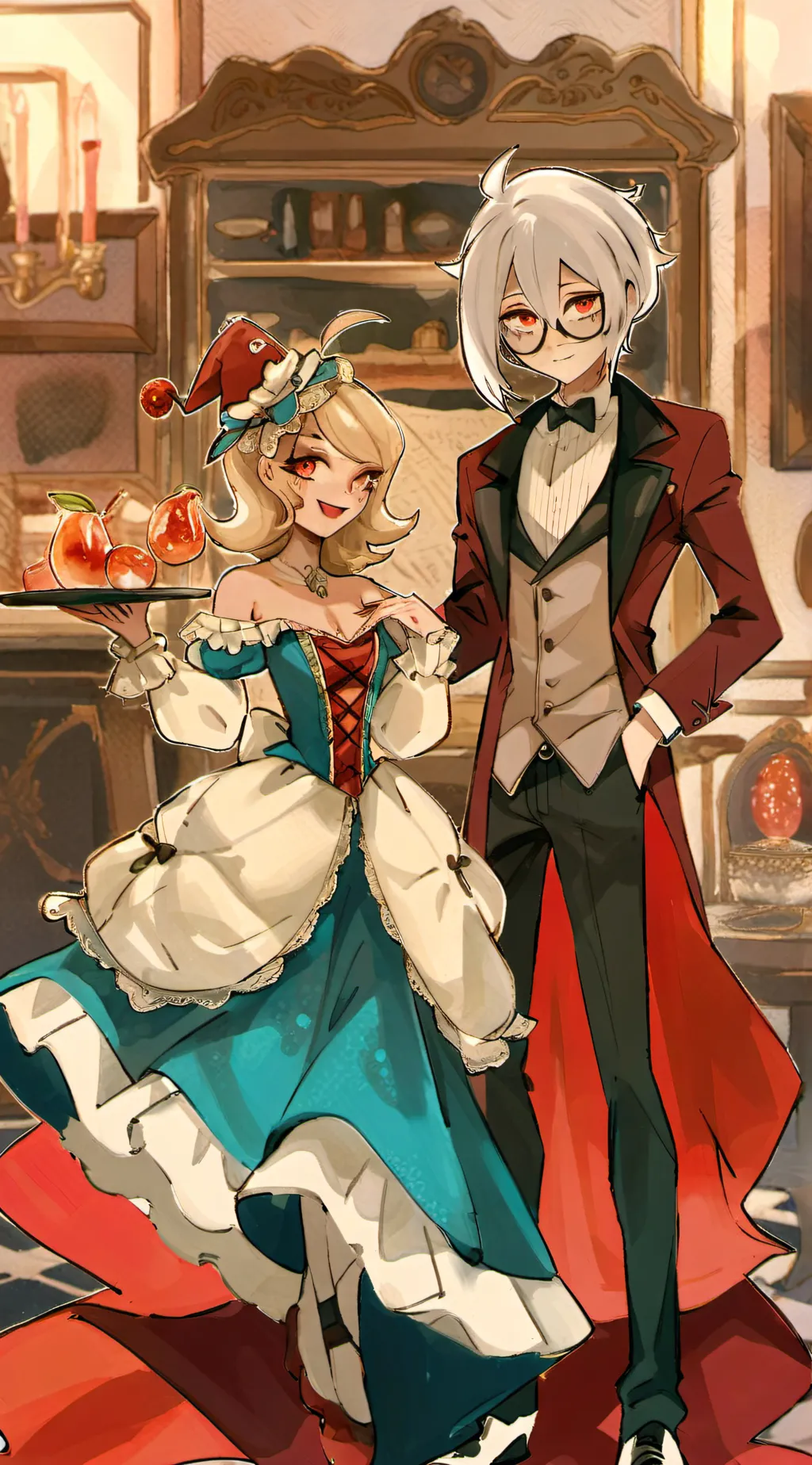 ai character: vox alastor Charle background