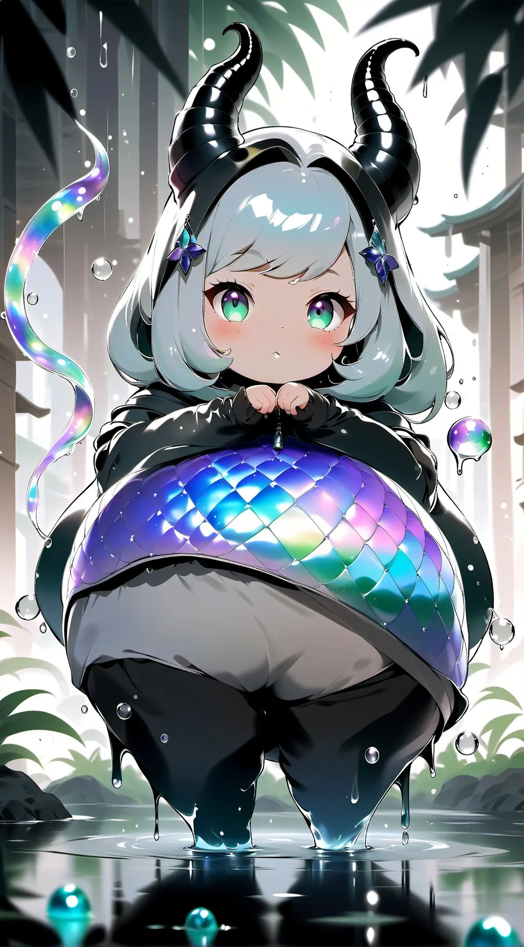 ai character: Waffle background